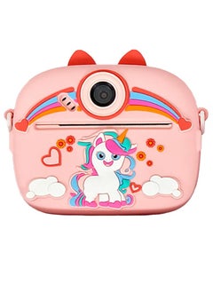 MOCOM Instant Print Kids Camera for Ages 4-12: 48MP Dual Lens Digital Camera with 2.4" Screen, 1080P Video, MP3 Player, Games, Selfie Mode - No-Ink Thermal Printing, Includes 3 Paper Rolls - Perfect Birthday Gift for Kids, Toddlers, Boys & Girls  - Image 1