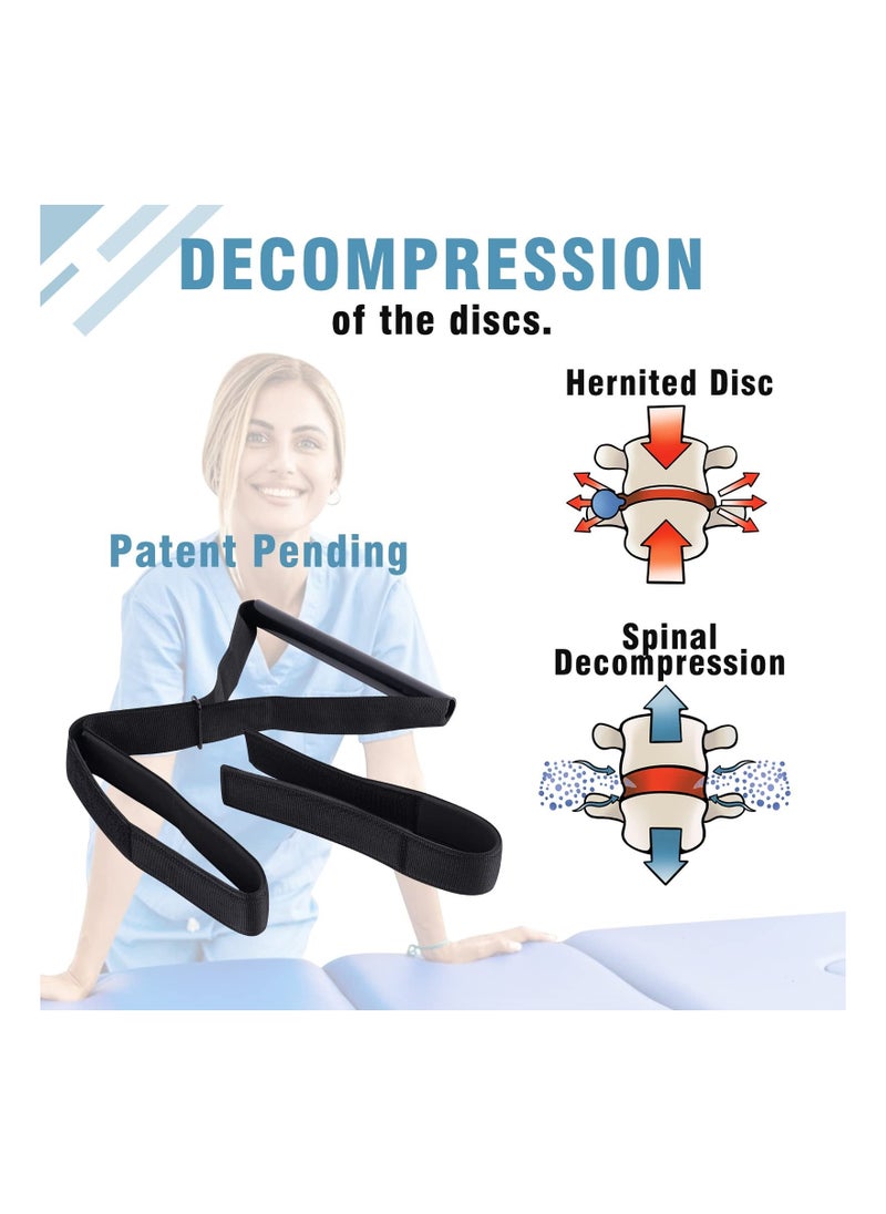 Generic Neck Stretcher Strap, Spine Chiropractic Decompression Tool with Chin Belt, Cervical Neck Traction Device for Neck Pain Relief Physical Therapy AIDS for Neck Decompressor  - Image 4