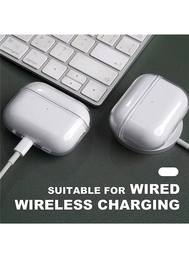 O Ozone Case for Airpods 3 Case Cover, Soft TPU Anti-drop Anti-scratch Protective Cover Wireless Charging Case with Lanyard Strap  - Clear - Image 3