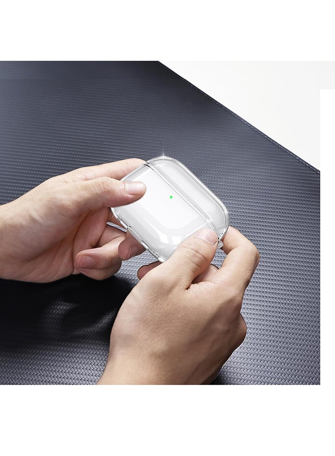 O Ozone Case for Airpods 3 Case Cover, Soft TPU Anti-drop Anti-scratch Protective Cover Wireless Charging Case with Lanyard Strap  - Clear - Image 5