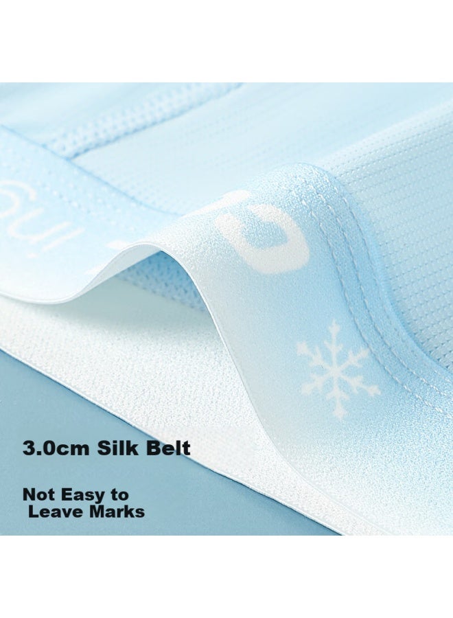 Yuzhaolin Children's Underwear, Youth Boxer Briefs, Puberty Underpants, Big Kids, Chubby Children, Ice Silk, Summer Thin Style, Boys' Boxer Shorts - Image 5