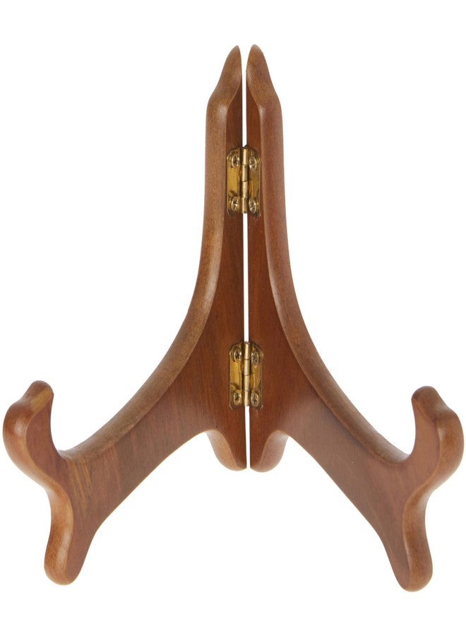 حامل أوعية من خشب الجوز MDF بمفصلات من بارد، ارتفاع 4.25 بوصة × عرض 6.25 بوصة × عمق 4.5 بوصة (للأوعية من 6 إلى 7 بوصات)