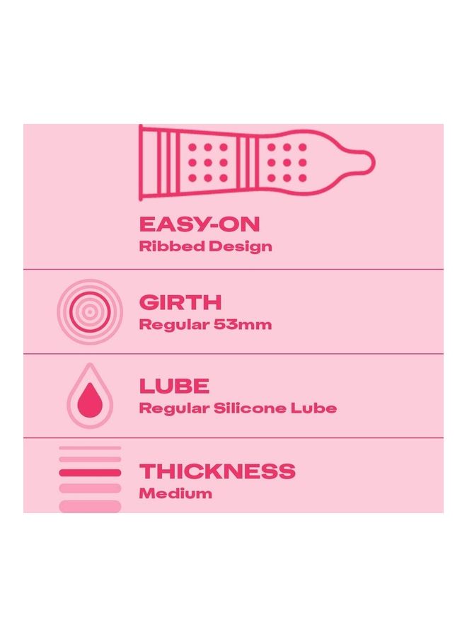 Durex Extra Ribbed Condoms (3 Count) - Image 3