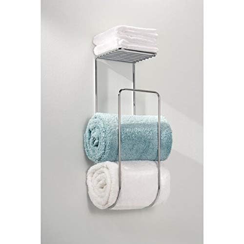 Indian Decor 31750 Wall Mounted Towel Rack Stainless Steel Chrome Finish - Image 4