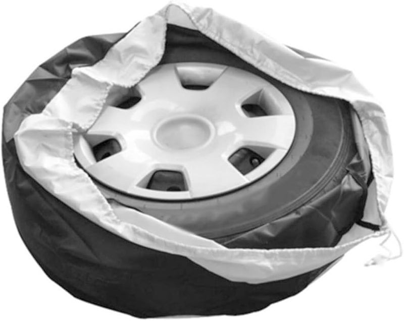 غطية إطار سيارة عالمي 65 سم من قماش أكسفورد للحماية من أشعة الشمس للأشعة فوق البنفسجية لسيارات الدفع الرباعي والشاحنات - Image 2