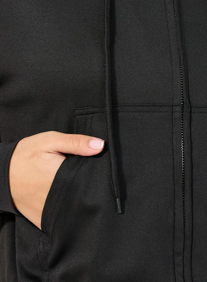 Styli Regular Fit Zip Through Hoodie & Wide Leg Joggers Co-Ords Set