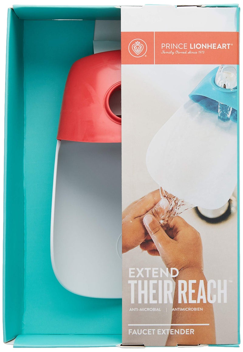 Prince Lionheart Fun and Safe Hand-Washing Solution | Faucet Extender for Babies and Toddlers |Fits Standard and Gooseneck Faucets | Flashbulb Fuchsia - Image 3
