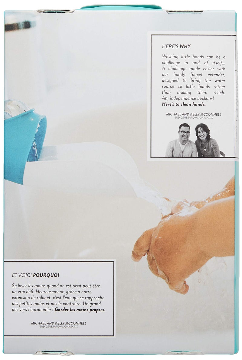 Prince Lionheart Fun and Safe Hand-Washing Solution | Faucet Extender for Babies and Toddlers |Fits Standard and Gooseneck Faucets | Flashbulb Fuchsia - Image 4