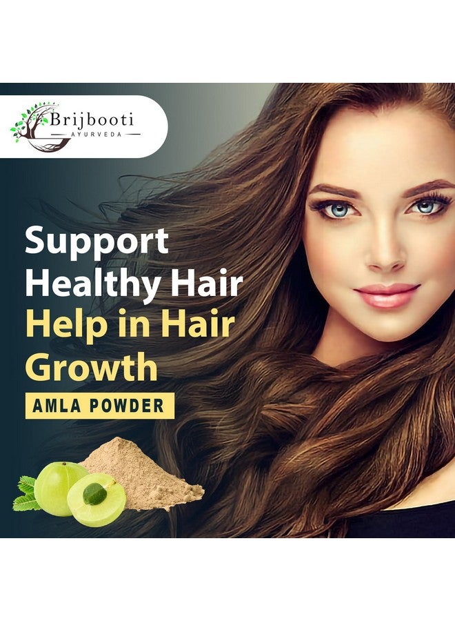 BrijBooti Amla Powder For Hair Mask & Packs (250 Gr) Indian Gooseberry For Hair Skin Eating And Drinking Pure And Natural - Image 3