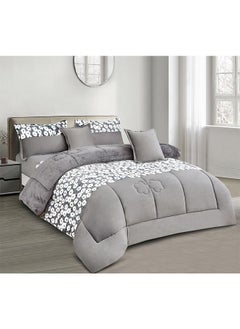 JCB CHIC Queen Comforter Set - 6 Pieces Bed in A Bag Queen Comforters Queen Size,Complete Bedding Sets with Comforter, Flat Sheet, Fitted Sheet and Pillowcases Shams(TYH-008)  - Image 1