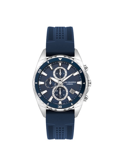 Men's Chronograph Tonneau Shape Silicone Wrist Watch LC07527.399 - 44 mm