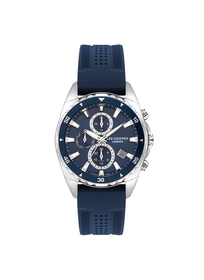 Lee Cooper Men's Chronograph Tonneau Shape Silicone Wrist Watch LC07527.399 - 44 mm  - Image 1