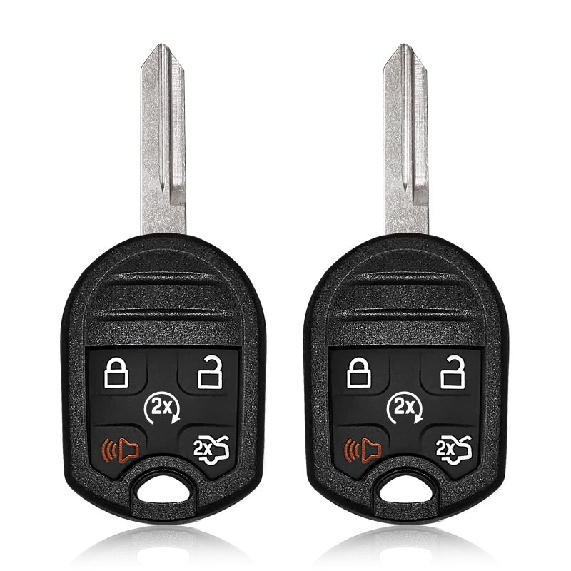2 Keylessbest Replacement for 2014 2015 2016 2017 Ford Edge Escape Lincoln MKS MKX Mazda Tribute Key Fob Remote Control CWTWB1U793 5 Buttons 315MHz