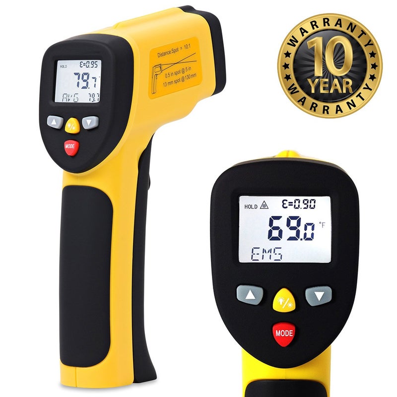 ennoLogic eT650D Temperature Gun by ennoLogic - Dual Laser Non-Contact Infrared Thermometer -58°F to 1202°F - NIST Option Available - Accurate Digital Surface IR Thermometer (Not for Body Temp) - Image 3