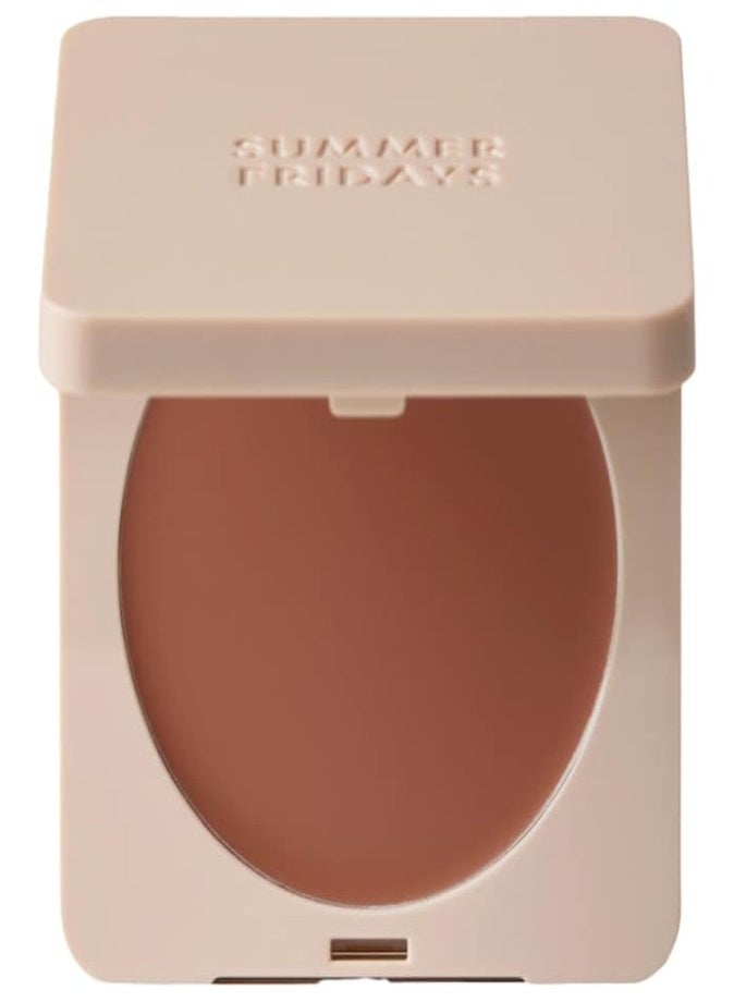 Summer Fridays Bronzer Butter Balm Sculpting Cream Bronzer with Ceramides 5g Desert | Hydrating Cream Bronzer for Natural Sun-Kissed Glow - Image 1