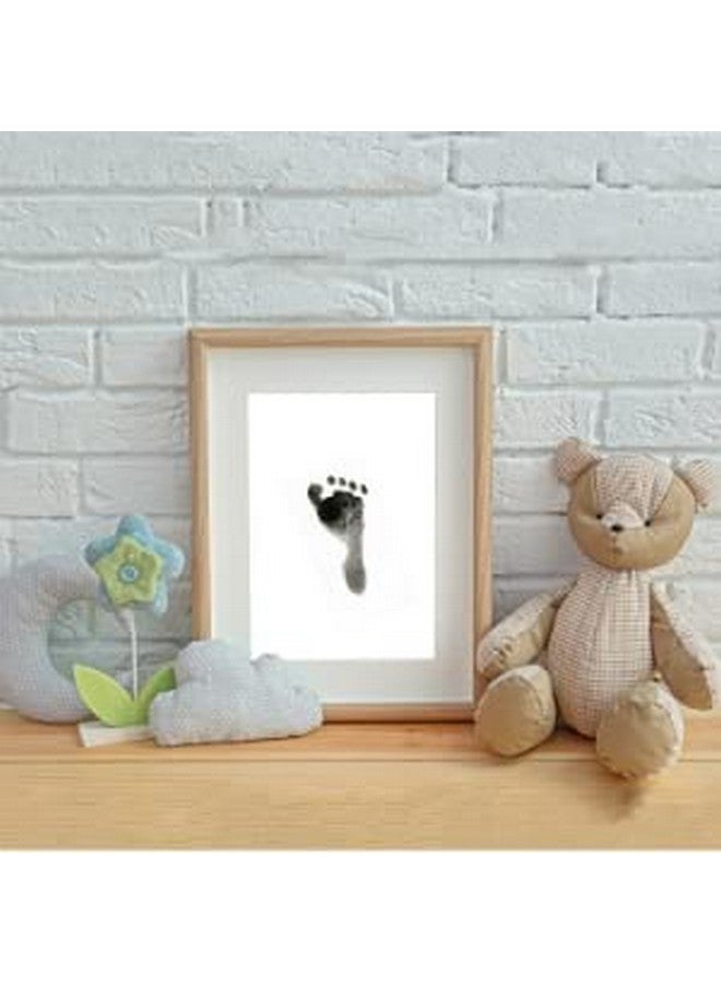 BABIES BLOOM Large Clean Touch Ink Pad For Baby Handprints And Footprints, Inkless Infant Hand & Foot Stamp, Safe For Babies, Does Not Touch Skin - Perfect Family Memory Or Gift (Black) - Image 2