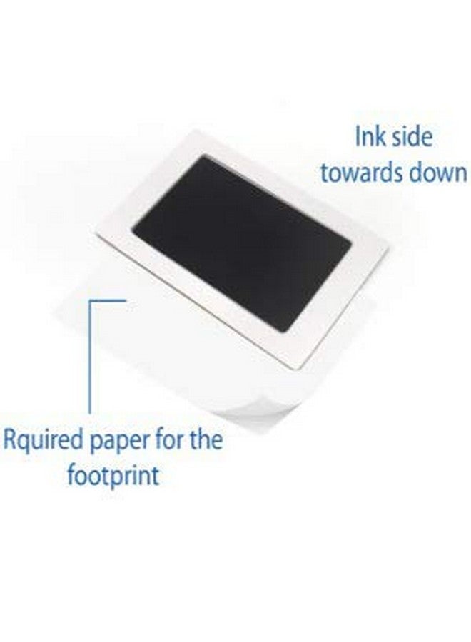 BABIES BLOOM Large Clean Touch Ink Pad For Baby Handprints And Footprints, Inkless Infant Hand & Foot Stamp, Safe For Babies, Does Not Touch Skin - Perfect Family Memory Or Gift (Black) - Image 5