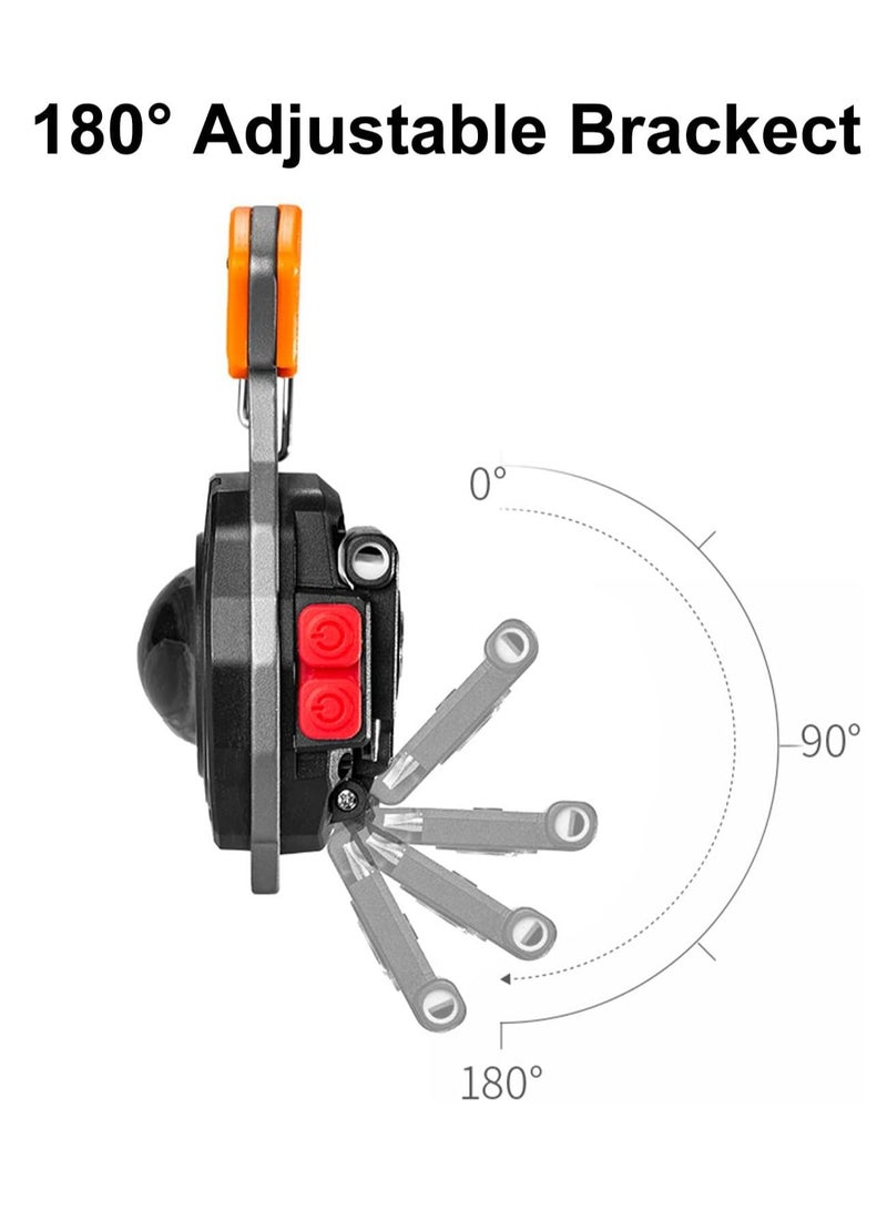 Portable Mini LED Small Work Light Keychain Flashlight 7 Modes 800 Lumens Rechargeable Inspection Lights with Bottle Opener Magnetic Base for Camping Repair Emergency Lighting  - Image 4