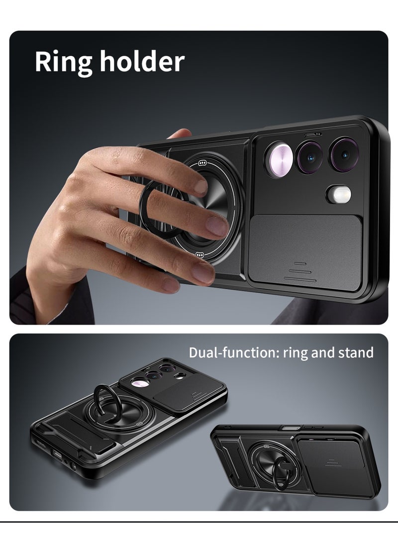 Case For Realme C100i / C100x , 2 in 1 Heavy Duty Stand Case - Image 4