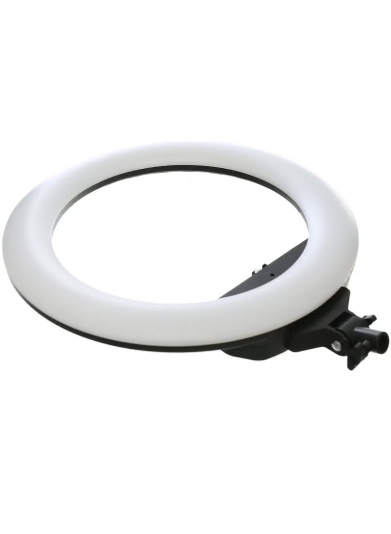 التخطيط حلقة إضاءة احترافية مع ضوء LED ناعم، سطوع قابل للتعديل ودرجة حرارة اللون، حماية للعين، تصميم غير قابل للانزلاق، دوران 360 درجة، جهاز تحكم عن بعد، طول 45 سم - Image 5