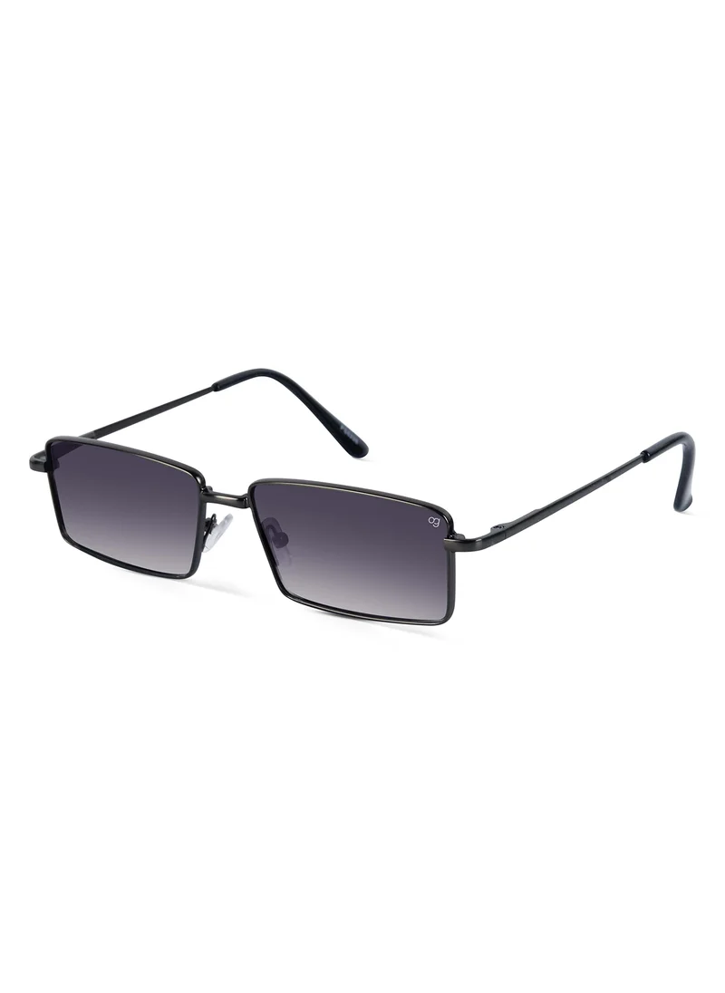 Woggles Alhena Copper Rectangle Sunglasses