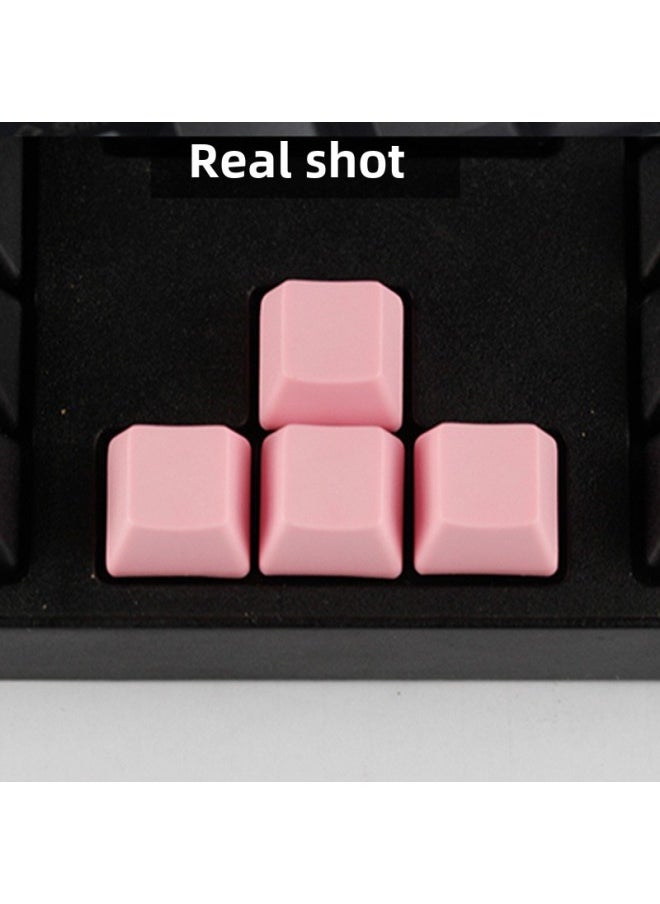 PBT Non-engraved Keycap 1u Thickened Mechanical Keyboard R1 R2 R3 R4 Highly Personalized Monochrome Multi-color Rainbow Matching-Color:Red