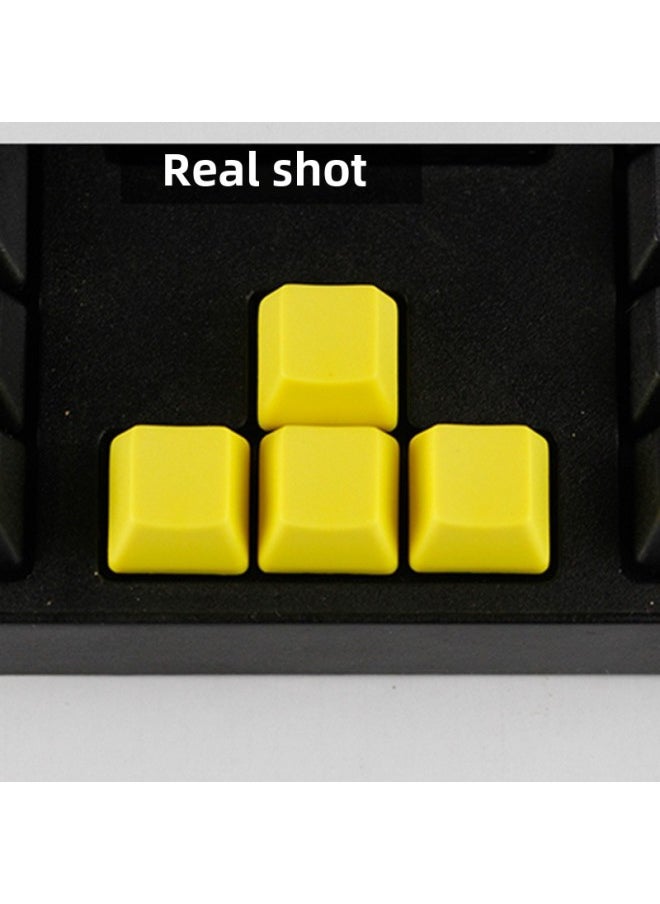 PBT Non-engraved Keycap 1u Thickened Mechanical Keyboard R1 R2 R3 R4 Highly Personalized Monochrome Multi-color Rainbow Matching-Color:Red