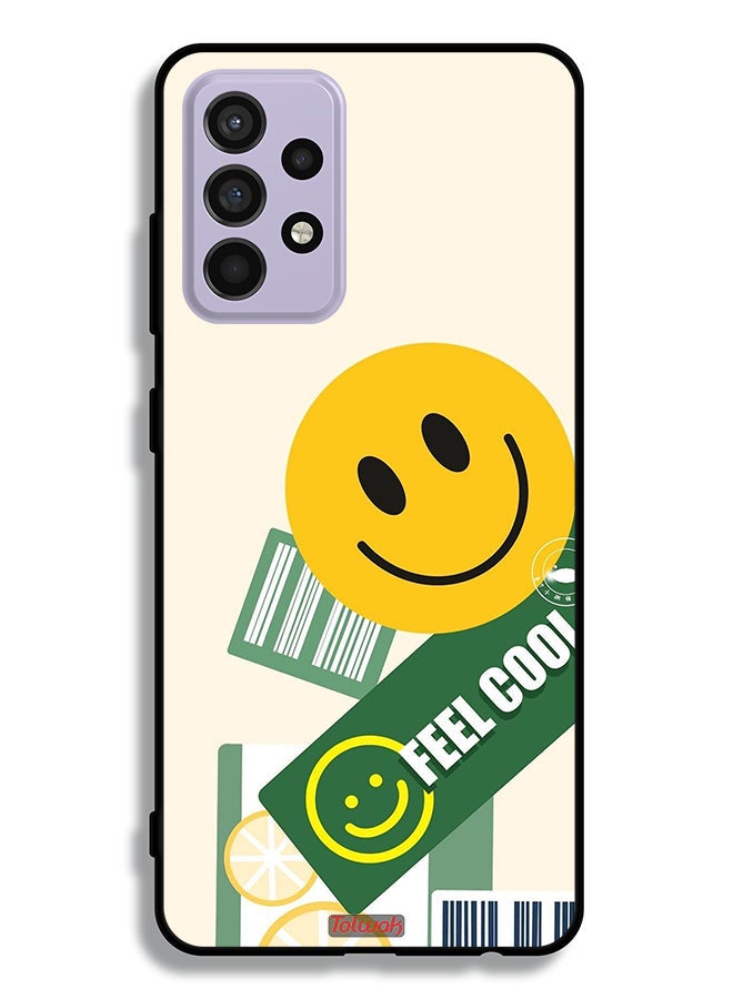 Tolwak Samsung Galaxy A52 5G Protective Case Cover Feel Cool Sticker - Image 1