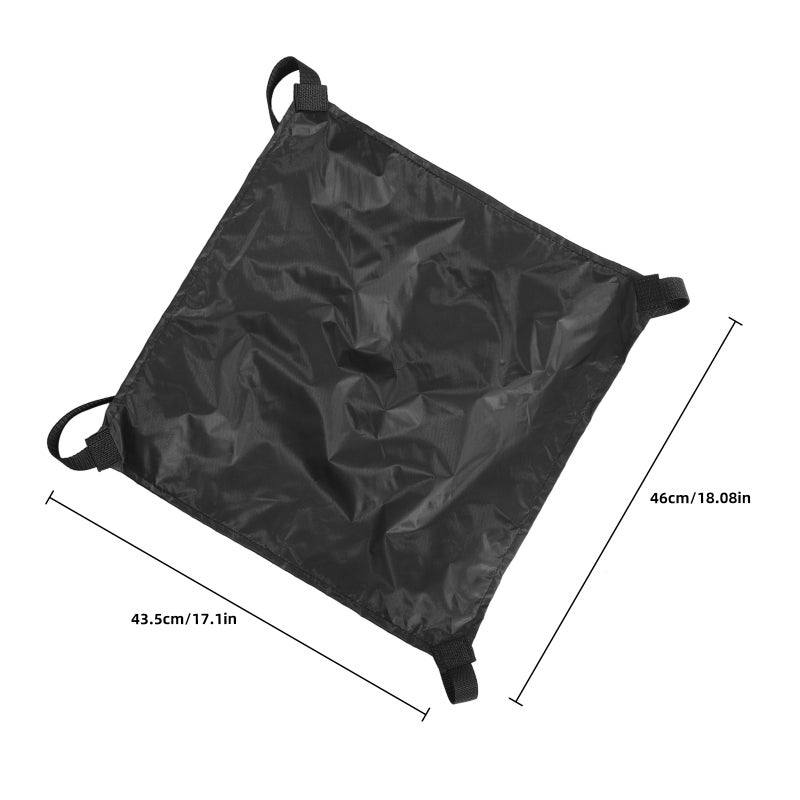 Swimming Resistance Belt Swim Parachute for Strength Training Swim for Pool Aquatic Resistance Training Gear for Adults and Children Black - Image 2