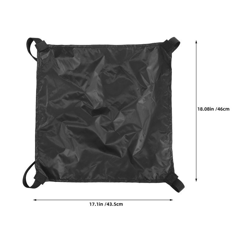 Swimming Resistance Belt Swim Parachute for Strength Training Swim for Pool Aquatic Resistance Training Gear for Adults and Children Black - Image 3