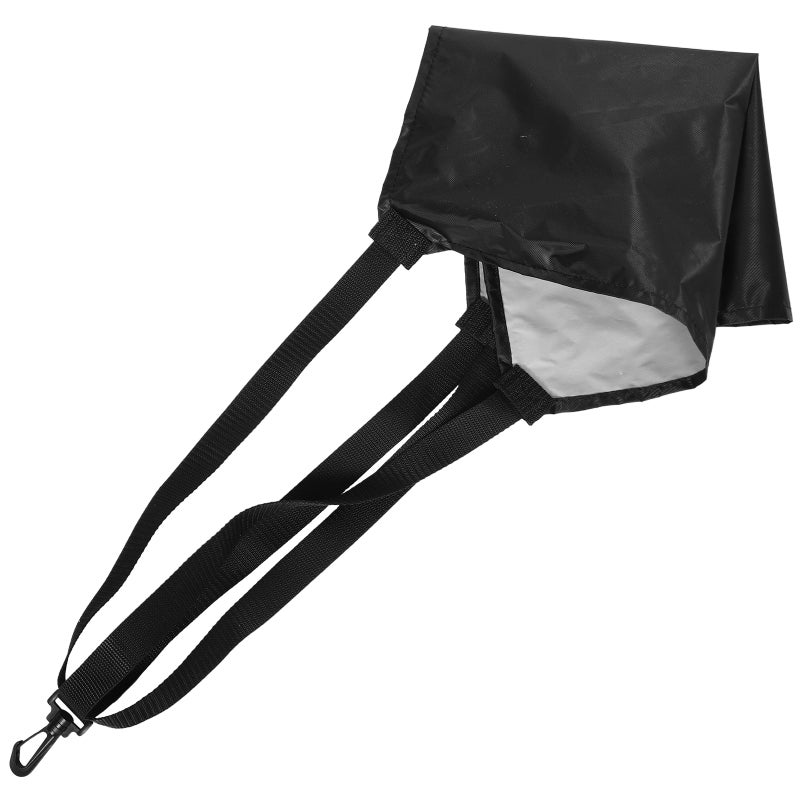 Swimming Resistance Belt Swim Parachute for Strength Training Swim for Pool Aquatic Resistance Training Gear for Adults and Children Black - Image 1