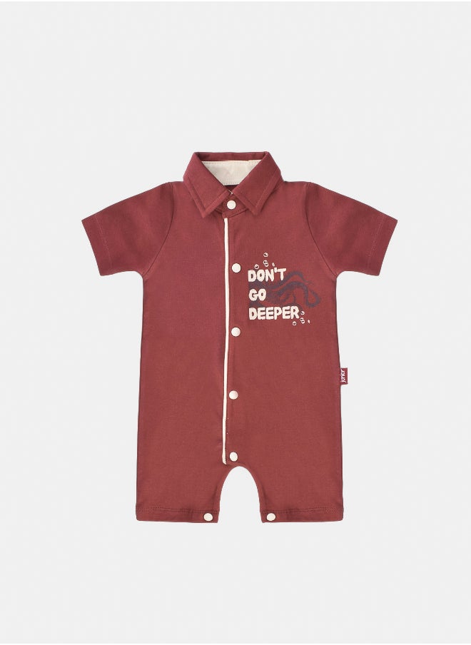 Junior Baby Boys Printed Romper  - Image 1