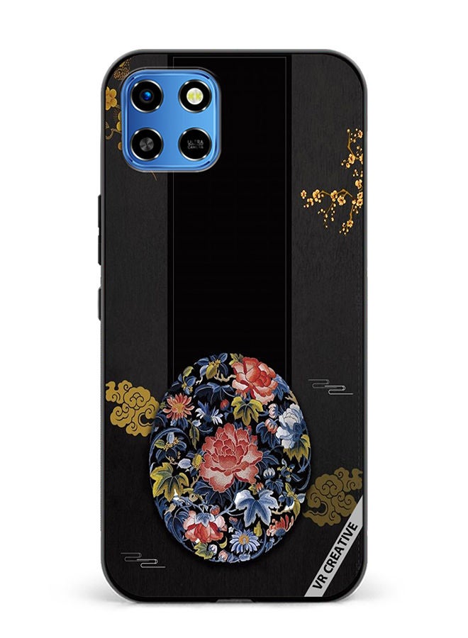 VR CREATIVE Protective Case Cover For Infinix Smart 6 HD Flower Design Multicolour - Image 1