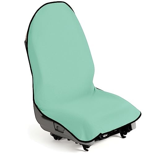 lebogner Waterproof Seat Cover, Sweating Towel for Post Gym Workout, Running, Swimming, Beach and Hiking, Universal Fit Anti-Slip Seat Protector for Cars, SUVs and Trucks, Machine Washable, Mint Green - Image 1