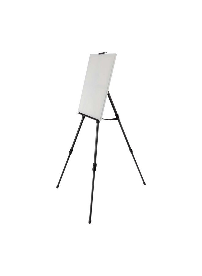 Soho Urban Artist SoHo Urban Artist Travel Painting Field Easel - Light Weight Plein Aire Design, Foldable with Adjustable Height and Carry Bag - Black Anodized Aluminum  - Image 1