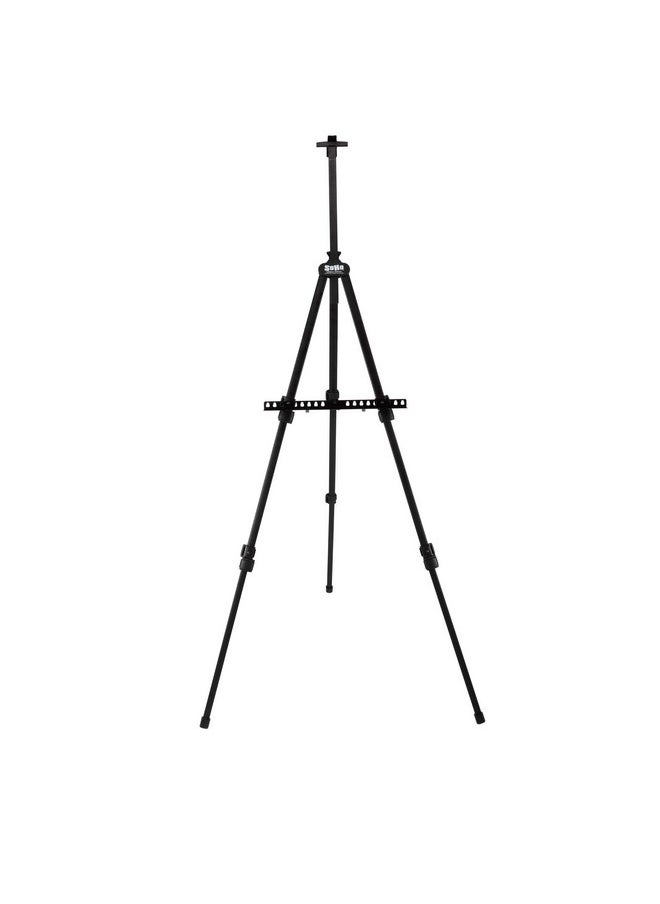Soho Urban Artist SoHo Urban Artist Travel Painting Field Easel - Light Weight Plein Aire Design, Foldable with Adjustable Height and Carry Bag - Black Anodized Aluminum  - Image 3
