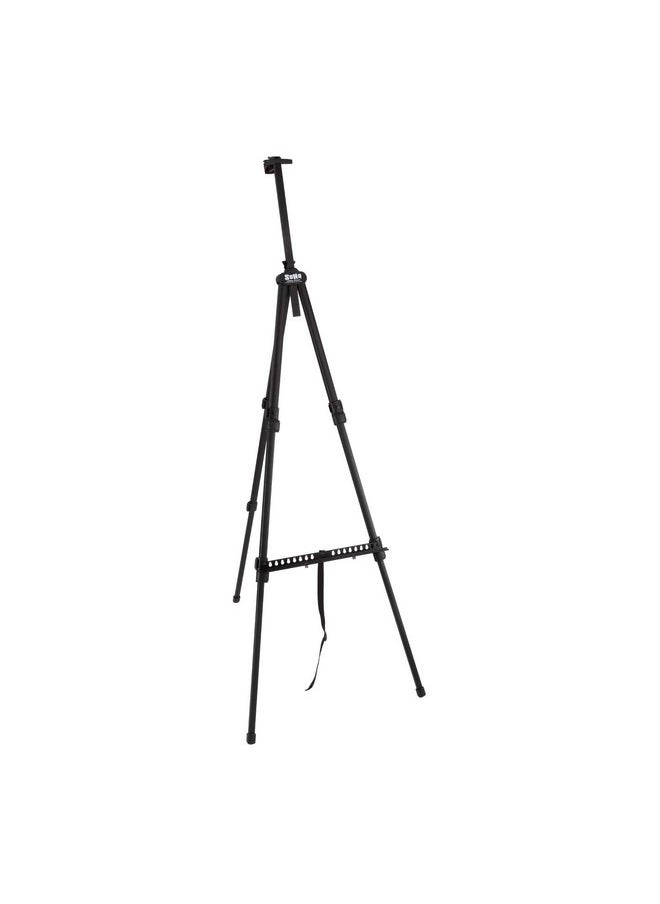 Soho Urban Artist SoHo Urban Artist Travel Painting Field Easel - Light Weight Plein Aire Design, Foldable with Adjustable Height and Carry Bag - Black Anodized Aluminum  - Image 2