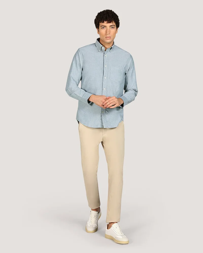 GANT Regular Oxford Dobby Dot Shirt