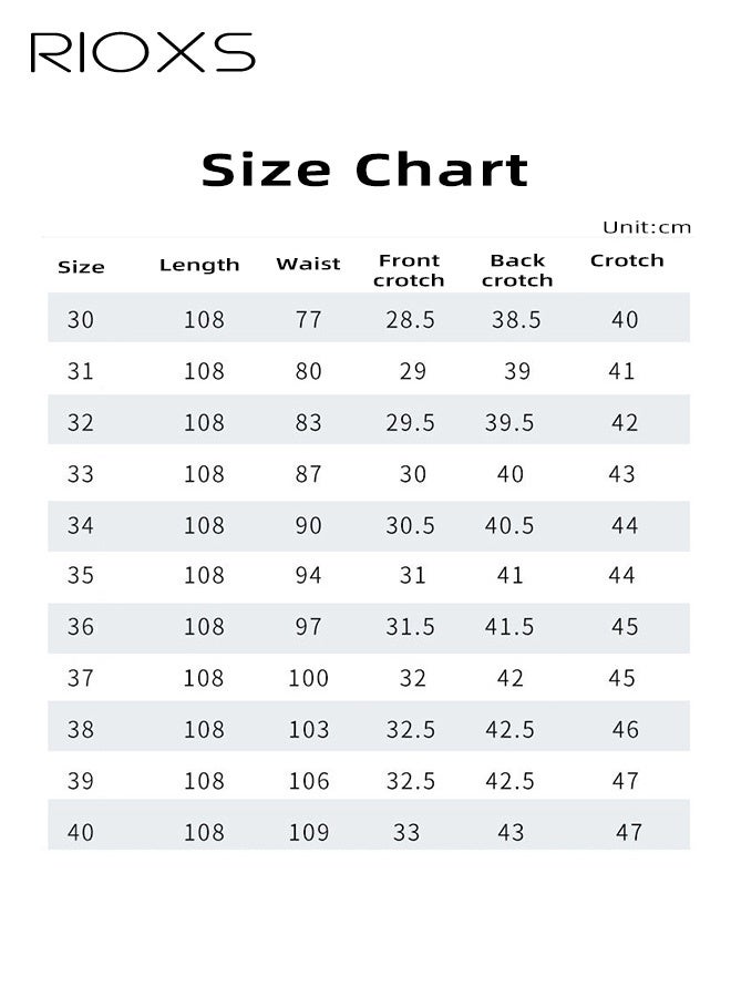 RIOXS Men's Dress Pants, Quick Dry Classic Fit Pleated Front Formal Pants for Men, Beathable Flat Front Wrinkle Free Casual Business Pants with Pockets, Comfort Stretch Expandable Waist Suit Pants for Work, Meeting, Dating, Prom, Wedding and More, Deep Grey - Image 4