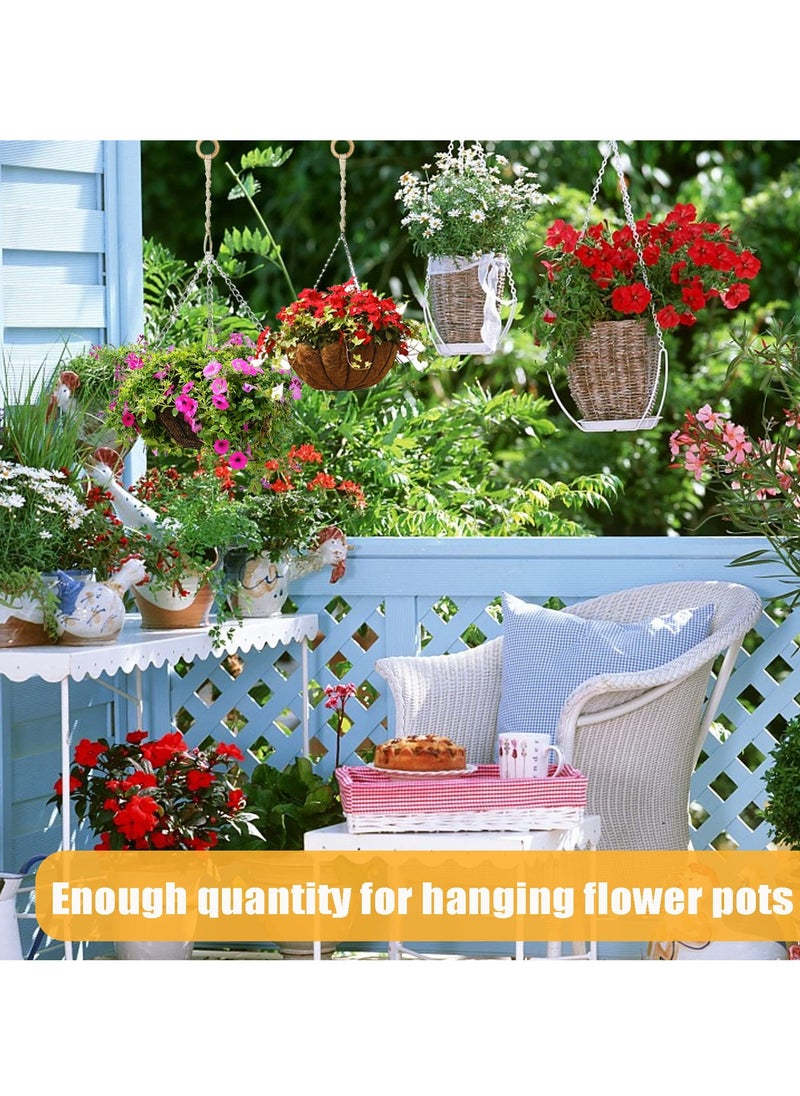 SYOSI - 6 Pack Plant Hanging Extenders, Connectable Macrame Durable Plant Hanger Rope with Wooden Ring, Handmade Woven Plant Basket Extender for Indoor Outdoor Plant Pot Holder - Image 1