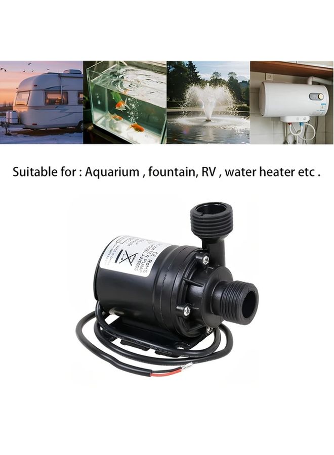 Heavy Duty Brushless DC Submersible Circulating Pump 1pc 211.34 Gal Per Hour High Flow 12V DC For Aquariums Ponds Fountains Gardens Pools Irrigation Compact Design Easy Installation Durable Construction - Image 4