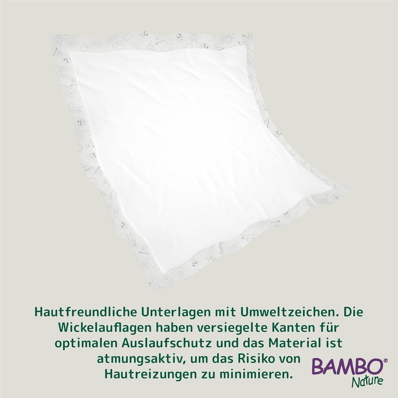 Bambo Nature Changing Mat BioBased Extra Soft Ultra Absorbent and Breathable  80 Count - Image 2