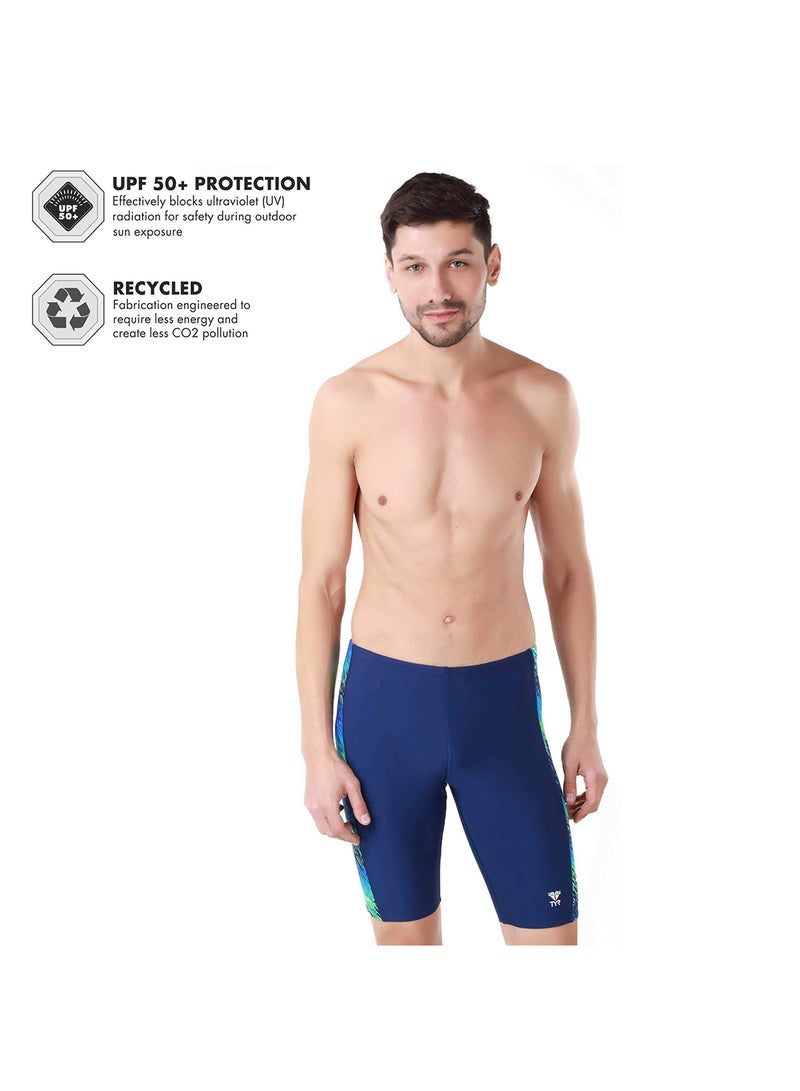 TYR Alliance Splice Swimming Jammer for Men (Blue,XS) - Image 4