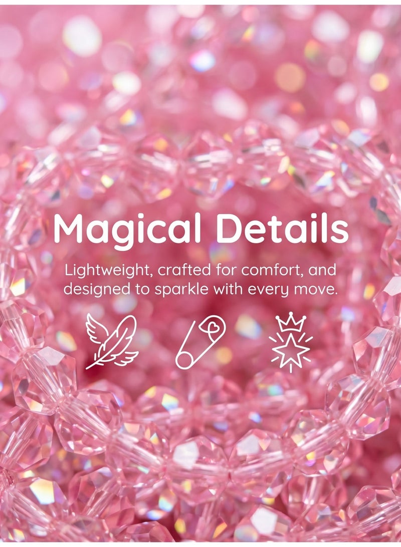 Princess Crown | Hairband | Girl's Toy Jewelry Set | Small Bonus Stickers | Birthday Gift for Children - Image 5