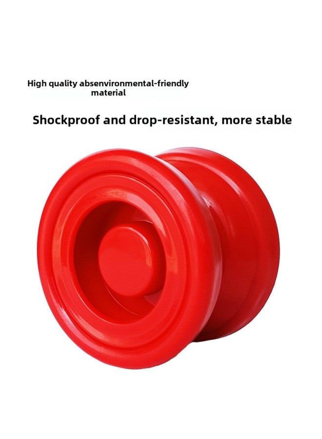 Transparent Solid Ghost Hand Yo-yo Thickened Plastic Yoyo Ball Competition Competitive Yo-yo Children's Toy Wholesale-Color:Solid Transparent Flat Yo-yo-yo-Red-Specifications:Default
