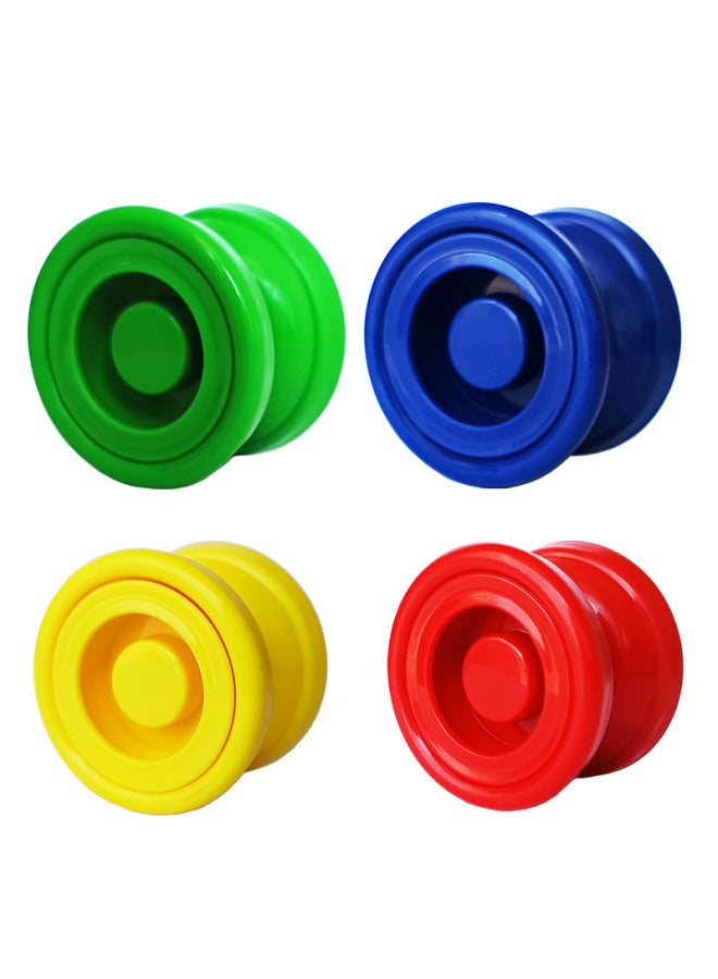 Transparent Solid Ghost Hand Yo-yo Thickened Plastic Yoyo Ball Competition Competitive Yo-yo Children's Toy Wholesale-Color:Solid Transparent Flat Yo-yo-yo-Red-Specifications:Default