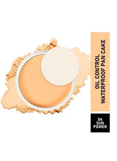 mattlook Oil Control Waterproof Pan Cake Pressed Powder Face Makeup Sun Powder (15Gm)  - Image 3