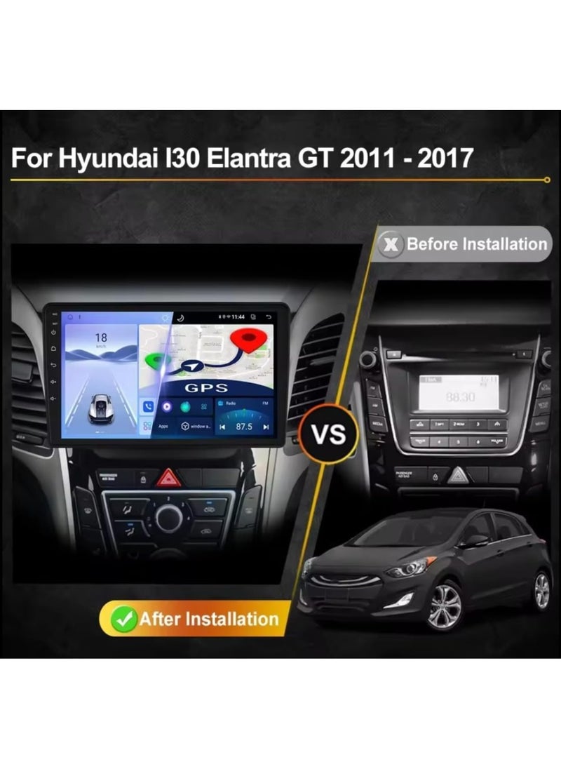 فيريكس شاشة ستيريو سيارة أندرويد لهيونداي I30 النترا GT 2011-2017 مع كاربلاي أندرويد أوتو لاسلكية 4 جيجابايت رام 32 جيجابايت روم 4G واي فاي ثماني النواة كاميرا عالية الدقة متضمنة تمهيد سريع واي فاي USB بلوتوث 4G شاشة تعمل باللمس  - Image 4