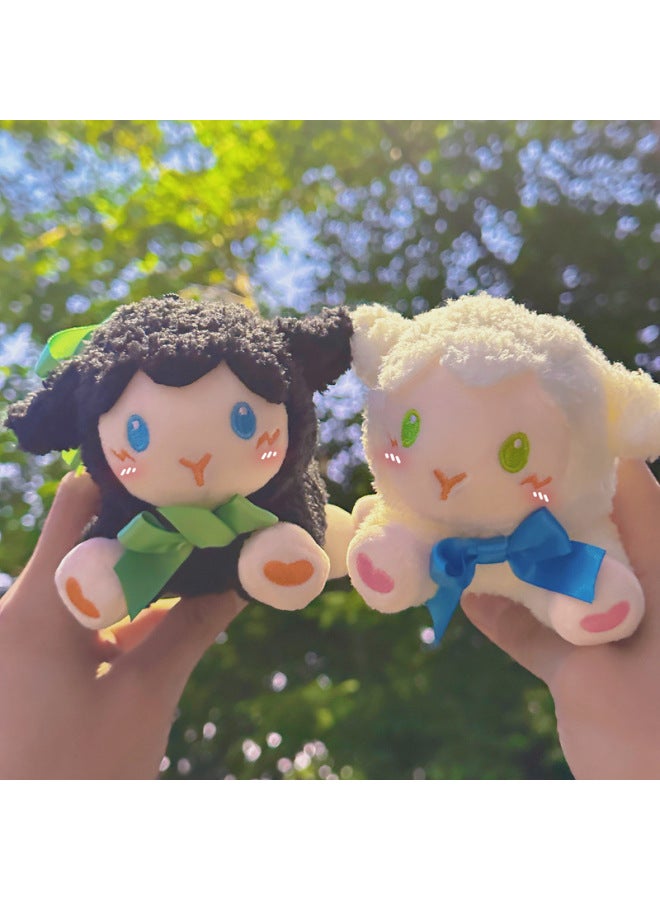 Kiss Lamb Couple Pendant Net Red Kiss Lamb Plush Bag Pendant For Girlfriend Exquisite Gift 