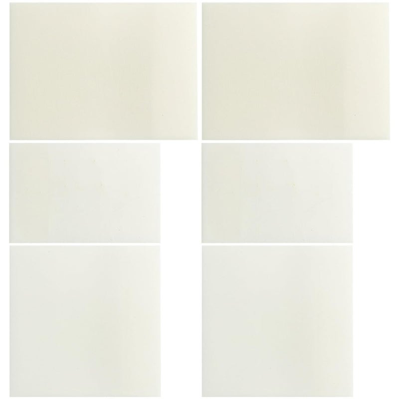 ألواح ملاحظات قابلة للإزالة 6 حزم أبيض 9.5x7 سم 7.6x7.6 سم 7.6x5 سم 50 ورقة لكل منها - Image 2